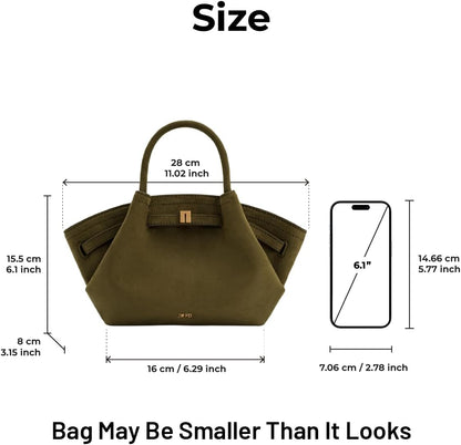 جيه دبليو بي اي اي شنطة يد كبيرة توت صغيرة من الشمواه الصناعي للنساء من هانا