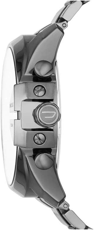 Diesel Mega Chief Stainless Steel Men's Watch with Analog or Digital Movement
