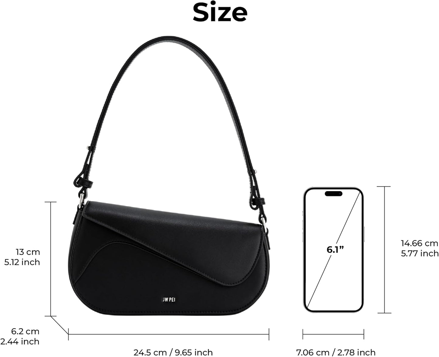 جيه دبليو بي اي اي شنطة كتف اديسين للنساء