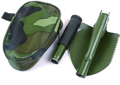 مجرفة قابلة للطي، مجرفة صغيرة متعددة الوظائف قابلة للطي للنجاة، اداة حفر محمولة للبستنة والتخييم والمشي لمسافات طويلة وشنطة الظهر وصيد الاسماك