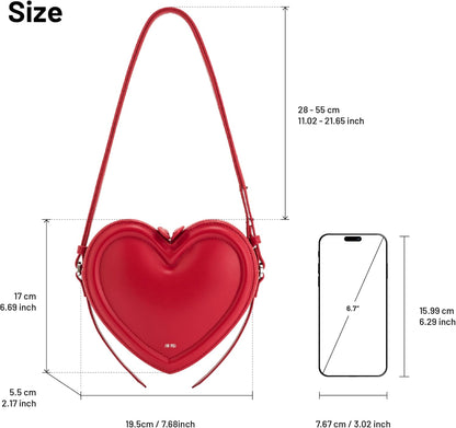 جيه دبليو بي اي اي شنطة ارلين على شكل قلب للنساء